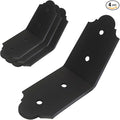 4Packs 45-Degree Angle Bracket Decorative Knee Braces, 6" Heavy Duty Flush Inside 45-Degree Connector Brace, Outside 45 Degree Mount Bracket Building Accessories Products
