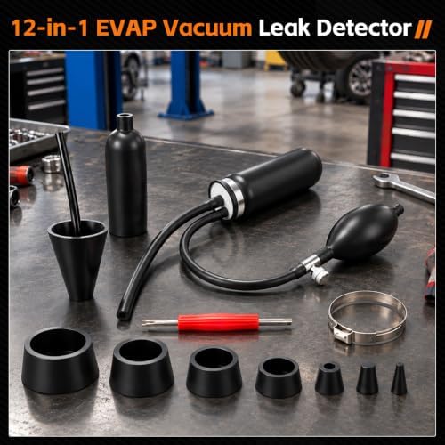 Automotive 12-in-1 Smoke Machine Accessories Kit for EVAP Leak Detection