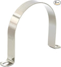 OD 5-15/16" Conduit Clamps 304 SS 2-holes Pipe Bracket U Clamp, Tube Clamp for Large Cable/Pipe, Heavy Duty Strap Clamps | OD 5-15/16" | 2 pcs