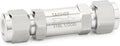 TAISHER 1PCS 316L Stainless Steel 1/2" Tube OD Check Valve(Ferrule Silver Plated),Backflow Prevention,One Way Non-Return Check Valves