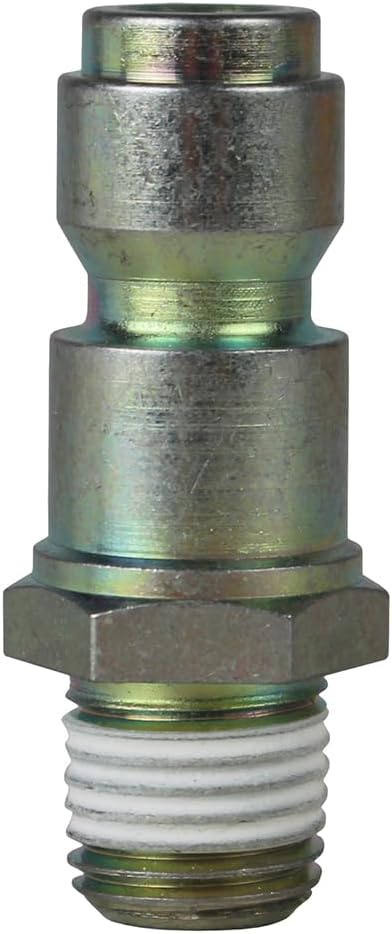 Prevost 1/4" Male NPT Plug Truflate Adaptor T Style Corrosion Proof URP086251 Pack of 10