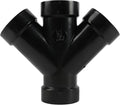 EFIELD 3"ABS DWV ALL HUB DOUBLE WYE