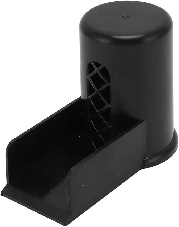 Dishwasher Air Gap Cover with Ramp, Replacement Air Gap Overflow Spout Extender for Dishwasher Air Gap Overflow Extender With Ramp For Kitchen Sink(Black)