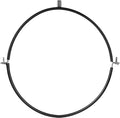 12" Inch Galvanized Pipe Hanger with Rubber - Conduit Mounting Clamp - Tube Brackets - Pipe Clamps - Tube Wall Mounting Bracket Clamp - Rigid Conduit Holder - PVC and Metal Pipe Attachment Hanger
