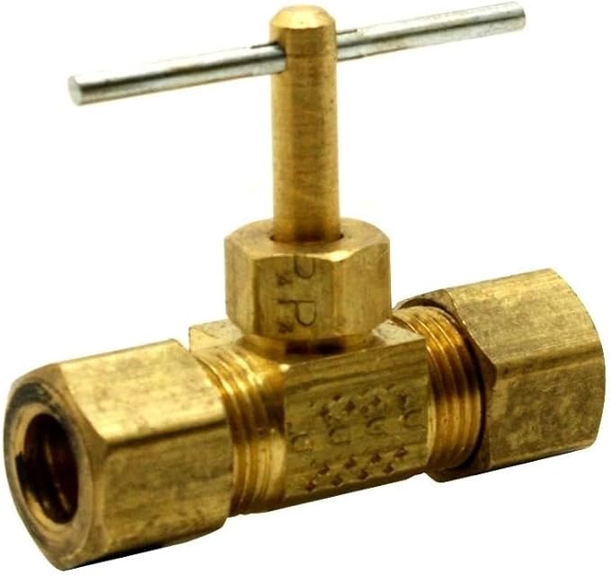 Replacement 1/4 Inch Tube Straight Needle Valve for Thrifco Plumbing 6922016#106C