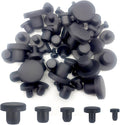 50 PCS Silicone Plugs Rubber Hole Plugs Rubber 1/8" 3/16" 1/4" 5/16" 3/8" Stopper for Round Holes Waterproof Hole End Covers Soft Flexible Stopper Sealing Plugs Pipe Holes Test Tube Plugs