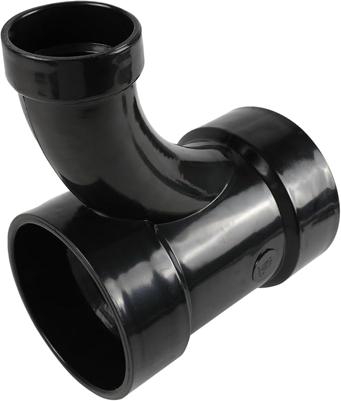 EFIELD 4"x 4"x2"ABS DWV Combination Wye & 1/8 Bend (One Piece) (Hub)