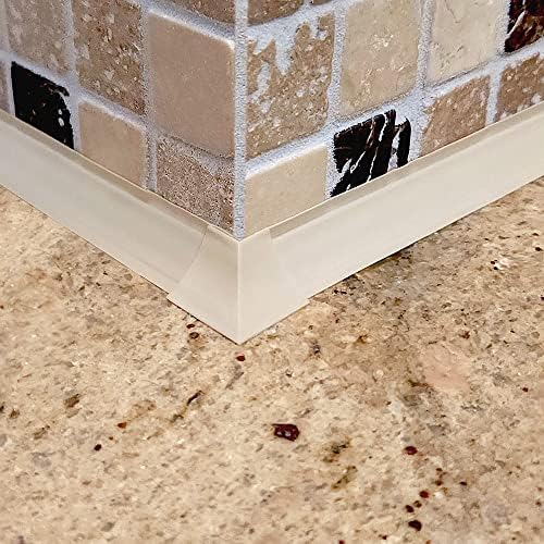 InstaTrim Corner & End Caps - Six Ivory 3/4" Wide Caulk Strip Corner and End Pieces - Finishing Caps for Corners & Exposed Ends - Paintable