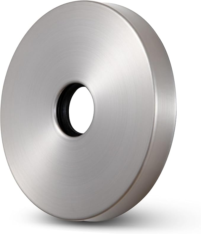 OFFO Extra Large Shower Arm Flange Brushed Nickel 3.5" in Outer Diameter Replacement Shower Head Arm Escutcheon Plate Suitable for Most Brands Shower Head Arms