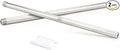 TAISHER 2PCS 304 Stainless Steel Pipe Fittings, 1/4" NPT Male Threaded, 16" Length Weld Nipple Cast Pipe