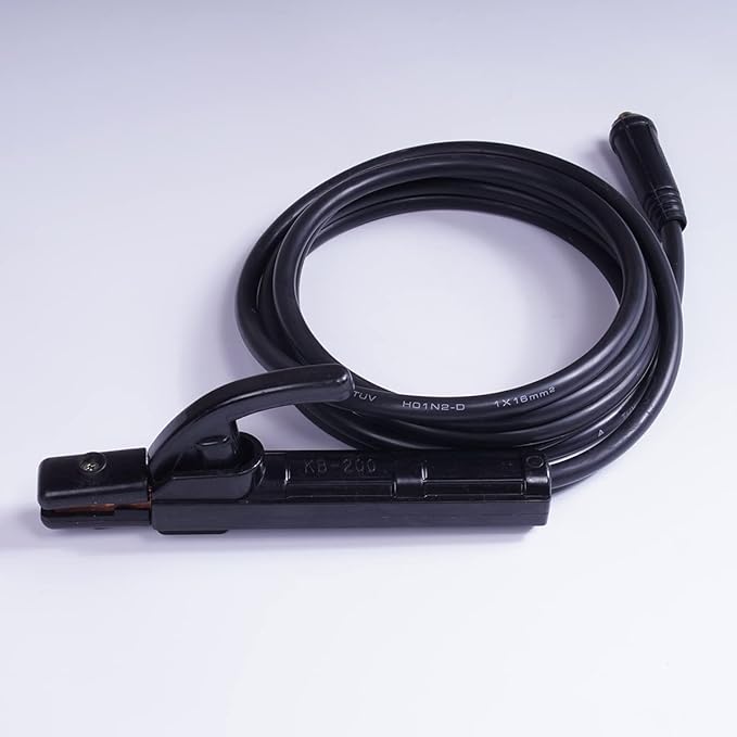 200A Welding Electrode Holder with 3m Cable Assembled Welder Ground Earth Clamp for ARC ZX7 MMA (holder+calbe)