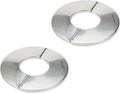 Wall Split Flange, Stainless Steel Round Escutcheon Plate for 1.65"/42mm Diameter Pipe, Pack of 2
