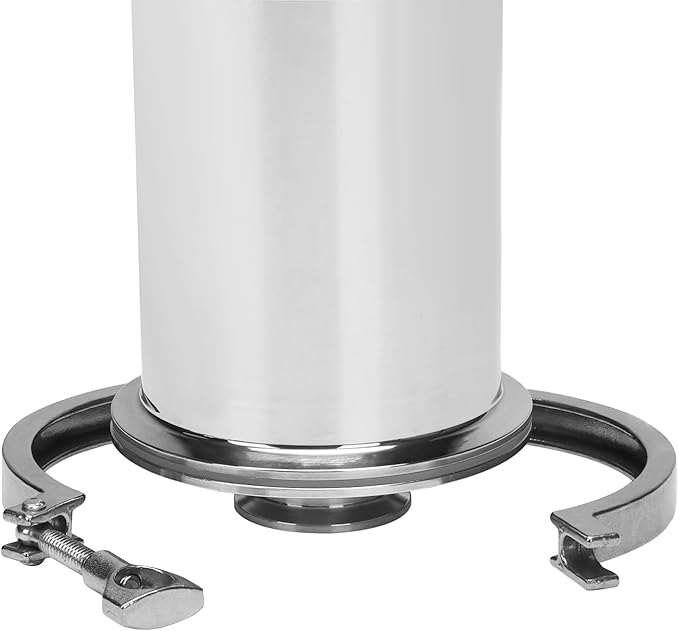 DERNORD 1.5 Inch Tri-Clamp Filter - Sanitary Fittings Inline Straight Strainer SS304 with 30 Mesh Stainless Steel Screen