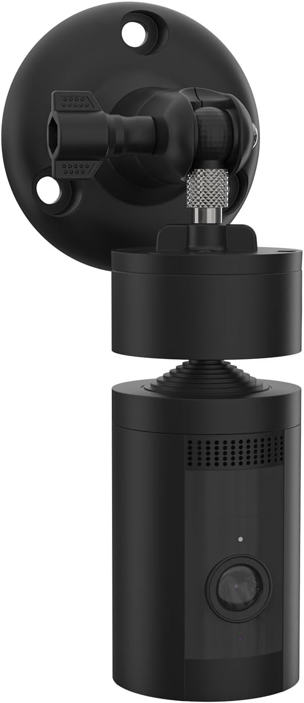 Adjustable Wall Mount Compatible with Pan Tilt Camera (1pack，Black)