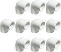 10PCS 1/2 Inch White PVC 90 Degree Elbow Adapter Pipe Fittings 2 Way Right Angle Pipe Corner Coupling Connectors for Sprinkler, Drip Irrigation System HE051-1/2