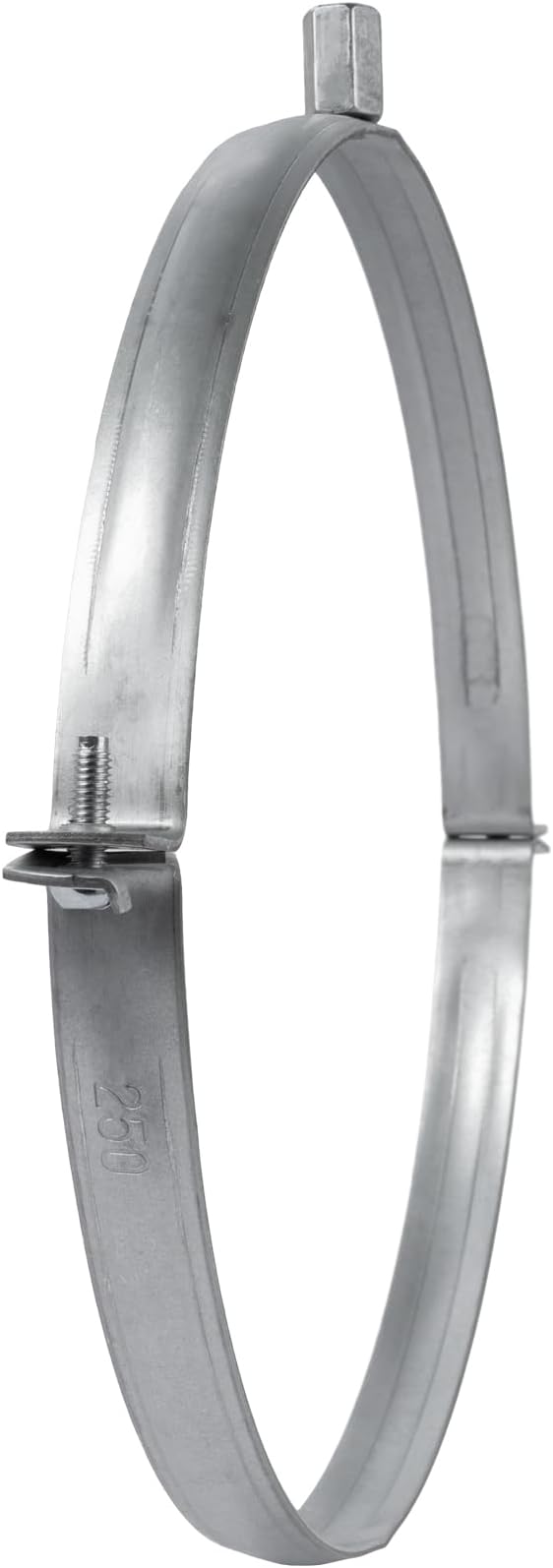 10" Inch Galvanized Pipe Hanger - Conduit Mounting Clamp - Tube Brackets - Pipe Clamps - Tube Wall Mounting Bracket Clamp - Rigid Conduit Holder - PVC and Metal Pipe Attachment Hanger