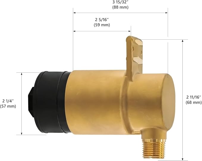 R50200 Replacement Body Spray Rough in Valve for DT, Brass Construction