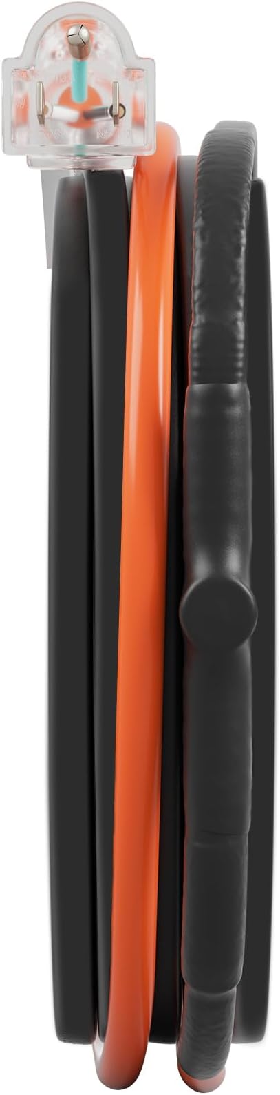 VEVOR Self-Regulating Pipe Heating Cable, 40FT 5W/FT Heat Tape for Pipes Freeze Protection, Water Pipe Heat Cable with Built-in Thermostat Protects PVC Hose, Metal and Plastic Pipe from Freezing