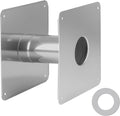 Vent Kit 3.15-inch Stainless Steel Ventilation Wall Sleeve, extendable, for Indoor Gas tankless Water heaters，for Ventilation Pipes Under 3 inches.