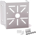 1 Pack Corner Wall Mount Bracket for Security Cameras - Adjustable Metal Wall Bracket with Hardware Kit, Fit for CCTV, Solar Lights & Outdoor Use, Universal CCTV Mounting Kit (Silver)