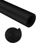 Insulation Foam Pipe 2-3/8 inches ID ,6 feet Long, Used for air Conditioning Pipe Insulation, Outdoor Water Pipes and Table Corner Protection,Black