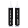 Black Mamba FHG High Tack - Superfast Mono Component Polymer Sealant Cartridge - Gray (2 Pack)