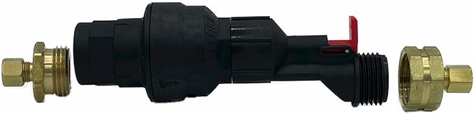 Automatic Water Leak Shut-Off Valve for 1/4" or 3/8" Water Supply Lines, Water Overflow Safety Device, 100% Mechanical, Property Flood & Water Damage Protection - Appliances, Beverage & Coffee Machine