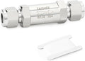TAISHER 1PCS 304 Stainless Steel 1/4" Tube OD Check Valve,Backflow Prevention,One Way Non-Return Check Valves