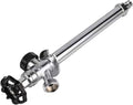 EFIELD 10-inch Anti-Siphon Frost Free Sillcock, 1/2 inch Pex-A Expansion Connection X 3/4 inch Hose Bibb, Chrome Plated Brass Body-10 Inch Length,(SILLCOCK015)