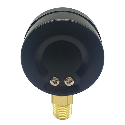 Pressure Gauge 0-300PSI 1/4" NPT Male Brass Bottom Mount 2" Dial Stainless Steel Case Universal Multifunctional