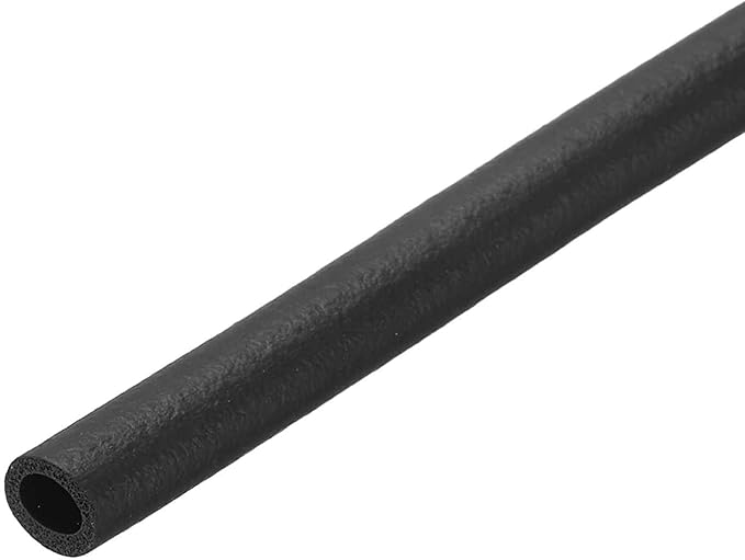 1/6" ID Pipe Insulation Foam Tube, EPDM Pipe Cover 1/4" OD Wrap Roll Bar Tubing 4.9FT Long - Insulation Freeze Heat Preservation for Guitar Stand/AC Units/Exercise Machine
