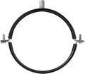 6" Inch Galvanized Pipe Hanger with Rubber - Conduit Mounting Clamp - Tube Brackets - Pipe Clamps - Tube Wall Mounting Bracket Clamp - Rigid Conduit Holder - PVC and Metal Pipe Attachment Hanger