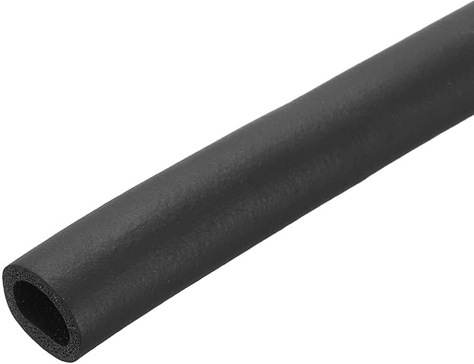 1/3" ID Pipe Insulation Foam Tube, EPDM Pipe Cover 1/2" OD Wrap Roll Bar Tubing 4.9FT Long - Insulation Freeze Heat Preservation for Guitar Stand/AC Units/Exercise Machine