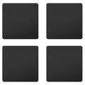 4 Pcs 1/8 Hot Rolled Steel Plates, 4in x 4in A36 Steel Base Plate, Square Weldable Metal Plates for Structural Support and Industrial Use