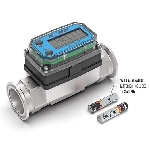 G2 Series High-Temp Turbine Flow Meter, 1 Inch Pipe Size, 1-1/2 Inch Tri-Clamp Fitting (G2S10TH9GMX)