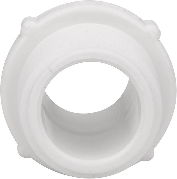 20Pack 1/2 Inch PVC Nipple Coupling Adapter Connector (Male x Male) 1/2" PVC NPT Thread Pipe Fitting for Plumbing, Home or Industrial Use, Schedule 40
