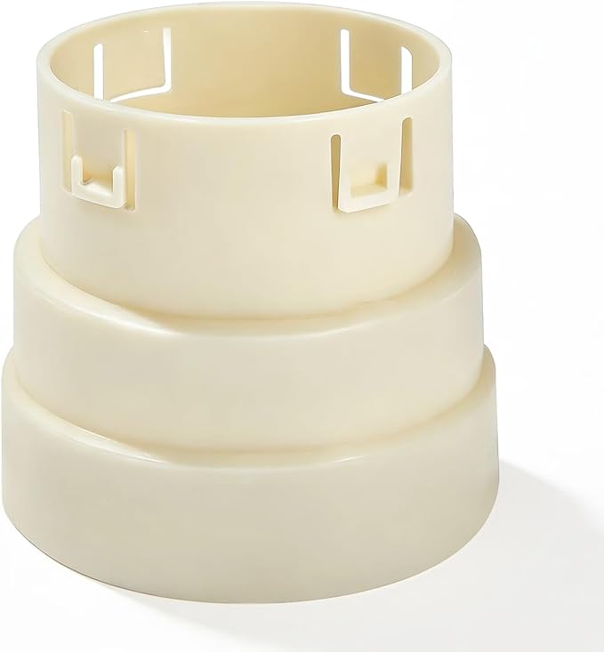 4" Corrugated Pipe Adapter, Corrugated Pipe PVC Connector, Corrugated Drain Pipe Fittings Couplings (4" Corrugated to 4" SDR 35 or 4" SCH 40)