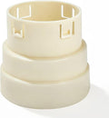 4" Corrugated Pipe Adapter, Corrugated Pipe PVC Connector, Corrugated Drain Pipe Fittings Couplings (4" Corrugated to 4" SDR 35 or 4" SCH 40)