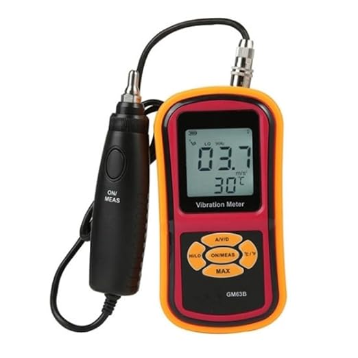Vibration Meter,LCD Display Vibration Analysis Meter Detect Defects in Motors, Fans, Pumps, Compressors and Machine Tools
