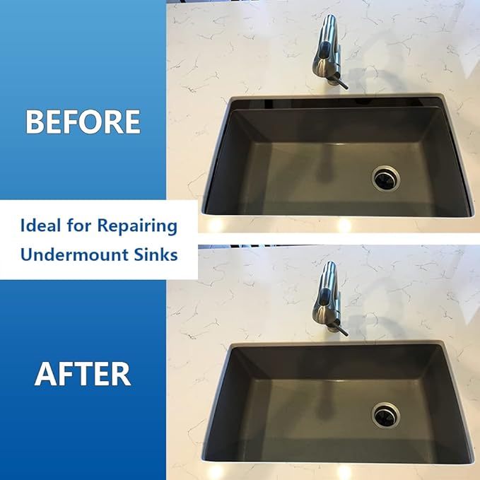 A-KARCK Undermount Sink Brackets for Narrow Cabinet, Sink Repair Kit with Black Coating Prevent Rust, 13 GA Steel Effectively Share Sink Weight(2 PCS)