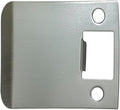 QCAA Solid Brass Extended Lip Strike, 3''X2-1/4", Satin Nickel, 1 Pack, Made in Taiwan