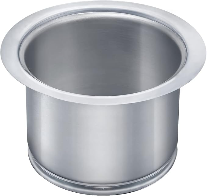 Kitchen Extended Sink Flange, Deep Garbage Disposal Flange Kitchen Sink Stainless Steel Flange Fit 3-1/2 Inch Standard Sink Drain Hole, Deep Sink Flange Replacement Accessories
