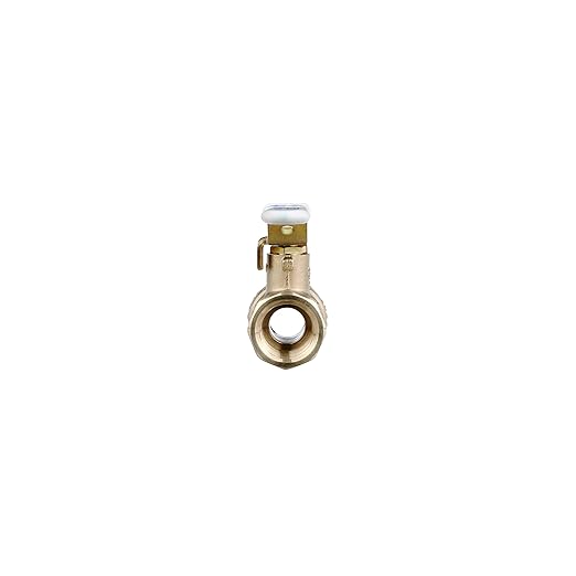 Watts LFFBV-3C-M1 Series 1/2" Lead-Free 2-Piece Full Port Chrome-Plated Brass Ball Valve with Female Threaded End Connections, Copper Silicon Alloy Body, O-Ring Seal, Steel Handle