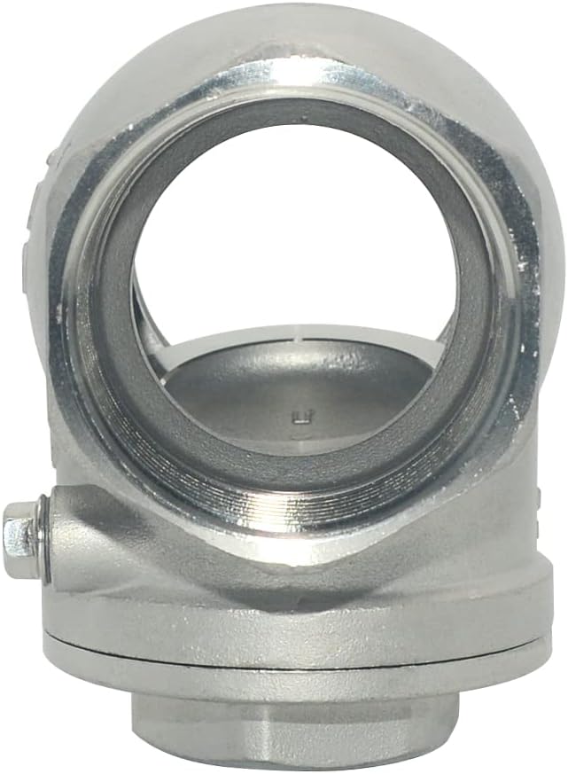 1-1/2" Stainless Steel SS316 Swing Check Valve,NPT Female x Female Thread,WOG 200 PSI PN16 CF8M