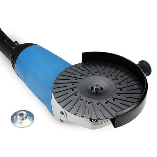 BHA Angle Grinder Ribbed Backing Pad for Resin Fiber Disc, 7" x 5/8" x 11