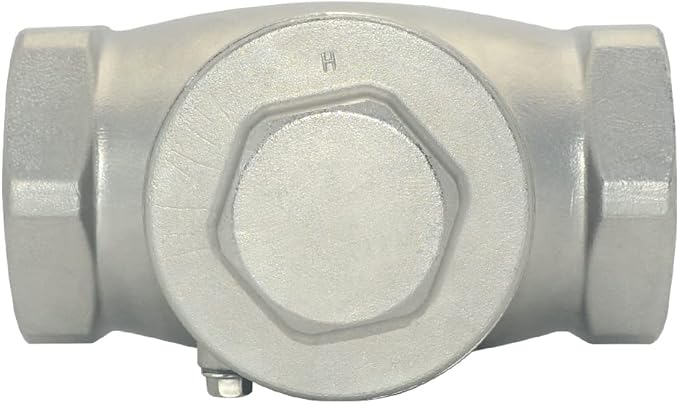 2" Stainless Steel SS316 Swing Check Valve,NPT Female x Female Thread,WOG 200 PSI PN16 CF8M