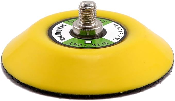 5Pcs 3-Inch Dual Action Backing Plate, 5/16"-24 Thread | 15,000 RPM