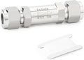 TAISHER 1PCS 304 Stainless Steel 1/2" Tube OD Check Valve,Backflow Prevention,One Way Non-Return Check Valves