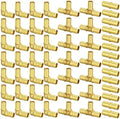 80pcs 1/2" Brass PEX Fittings Combo with Tees"T", Elbows, Couplings