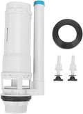 Asixxsix Toilet Fill Valve, 2.5 Inch ABS Dual Flush Drain Valve with Anti Siphon Function, Toilet Repair Kit Fit for 2 Piece Tank Height 305mm to 365mm